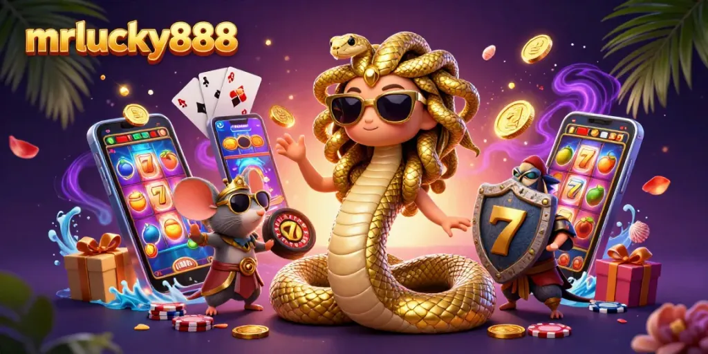 Spin to win with mrlucky888 in this vibrant casino scene designed for fun!