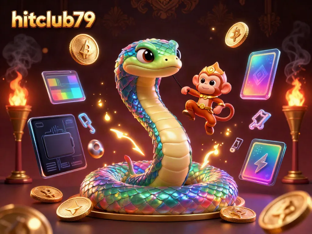 Engage with hitclub79 and experience vibrant gameplay alongside colorful crypto elements.