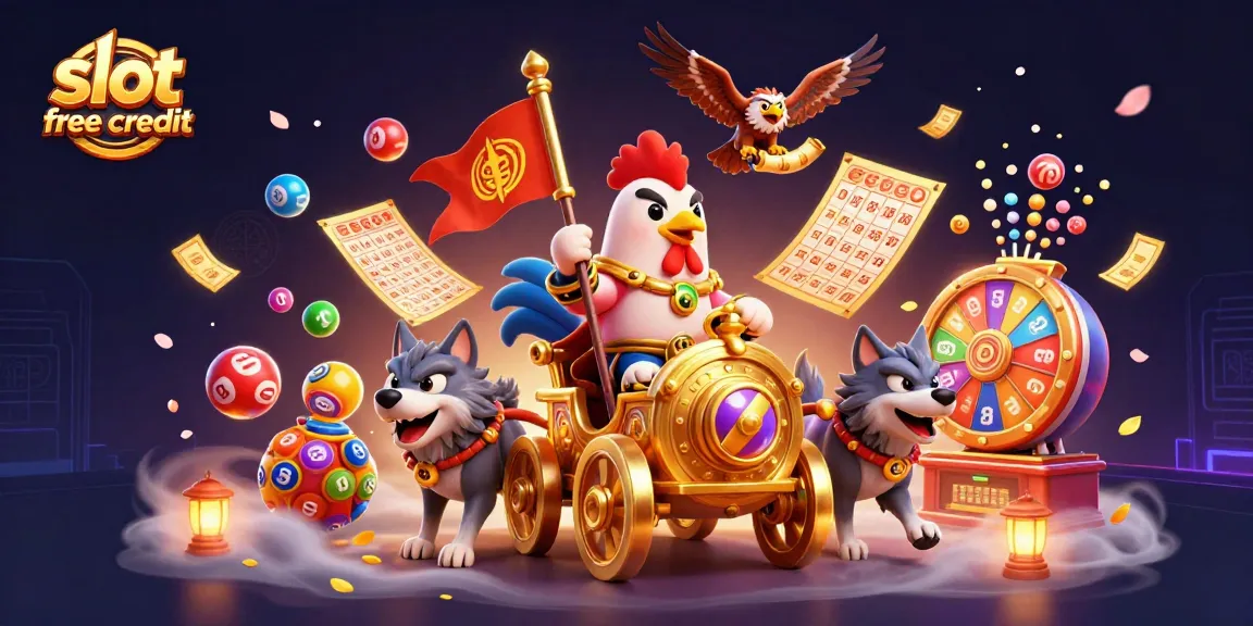 Spin with slot free credit and win big with vibrant game elements and characters!