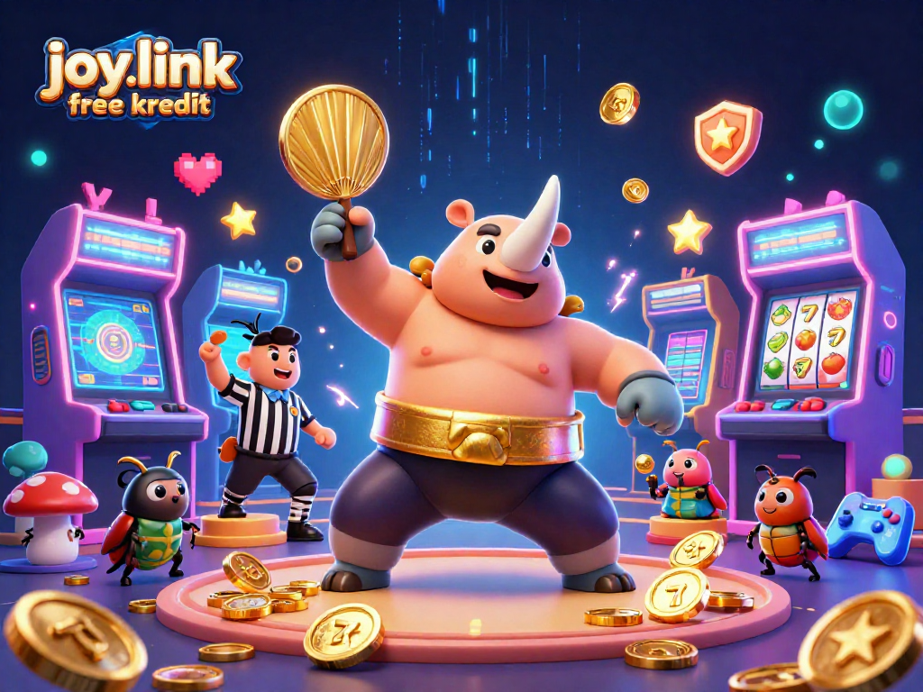 Celebrate massive wins at joy.link free kredit with our engaging and vibrant casino-themed illustration.